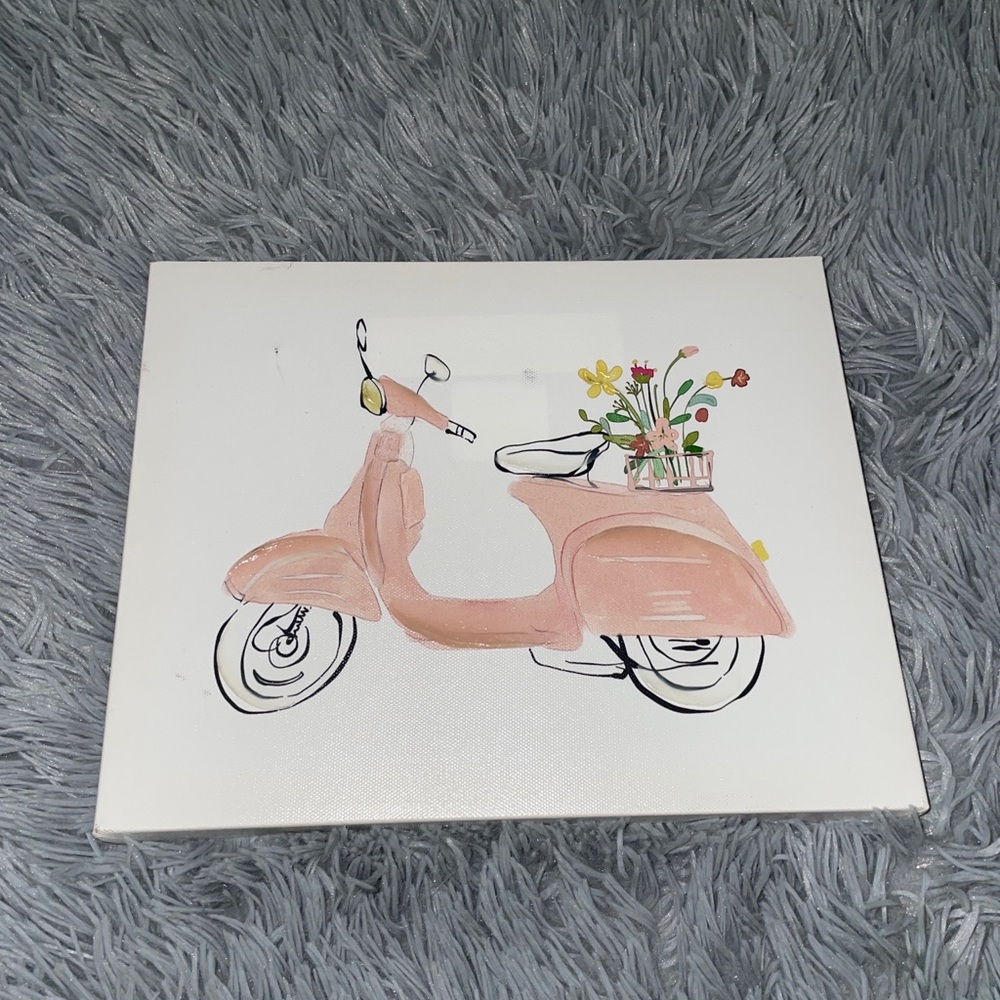 Moterbike Canvas Painting 8x10
